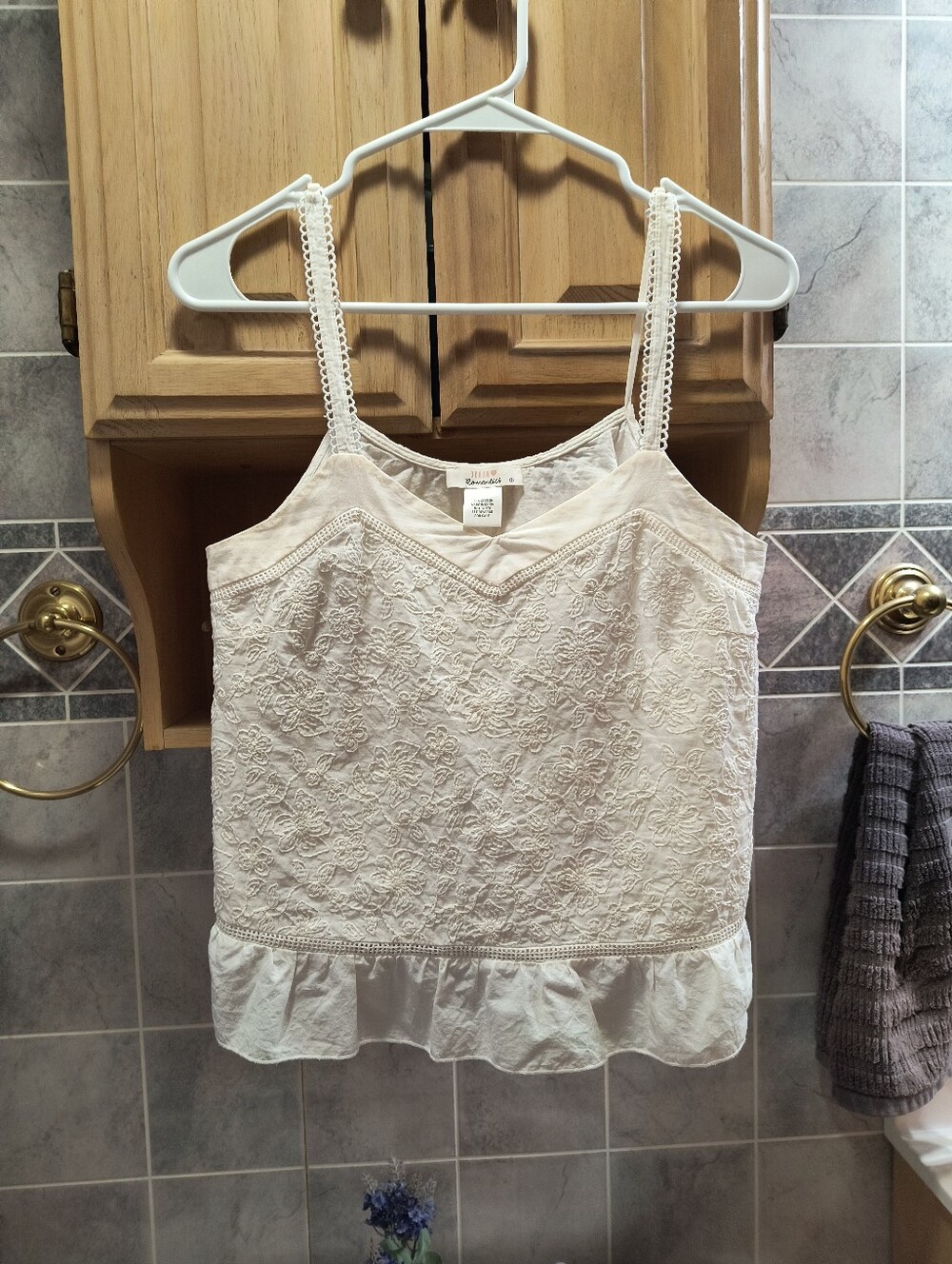 ivory tank top